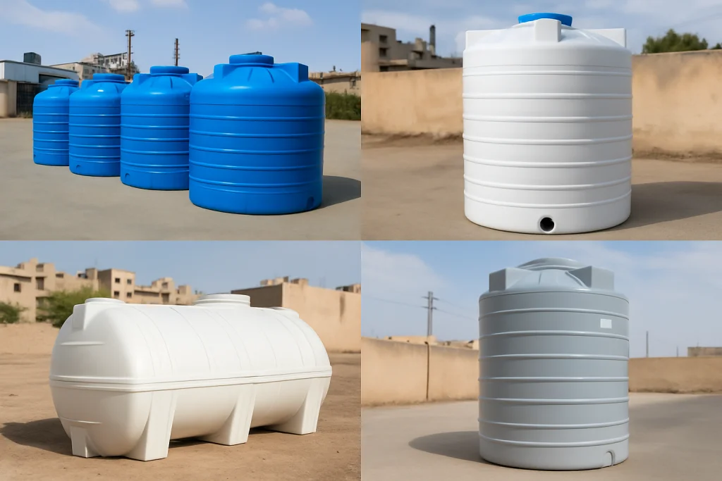 احجام خزانات المياه